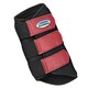 image 2 of Weatherbeeta Single Lock Brushing Boots - Black/Maroon - Warmblood