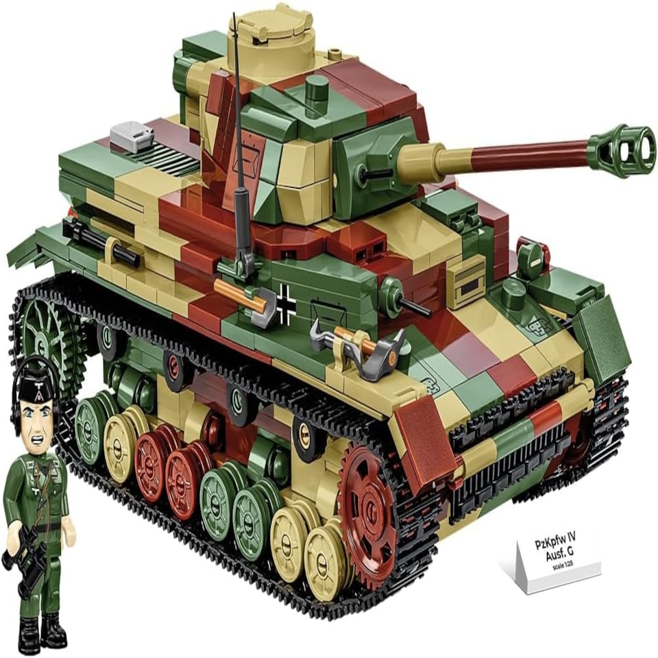 image 1 of Cobi 2592 - World War II - Panzer IV Ausf.G 1107 pcs