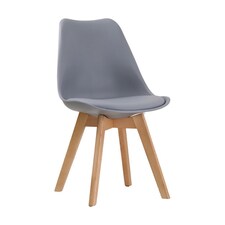Lovet Chair Grey (Pack Of 2) Grey