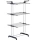 image 3 of Gr8 Home Large Tower Clothes Airer 3 Tier Folding Drying Rack Towel Dryer Laundry Horse