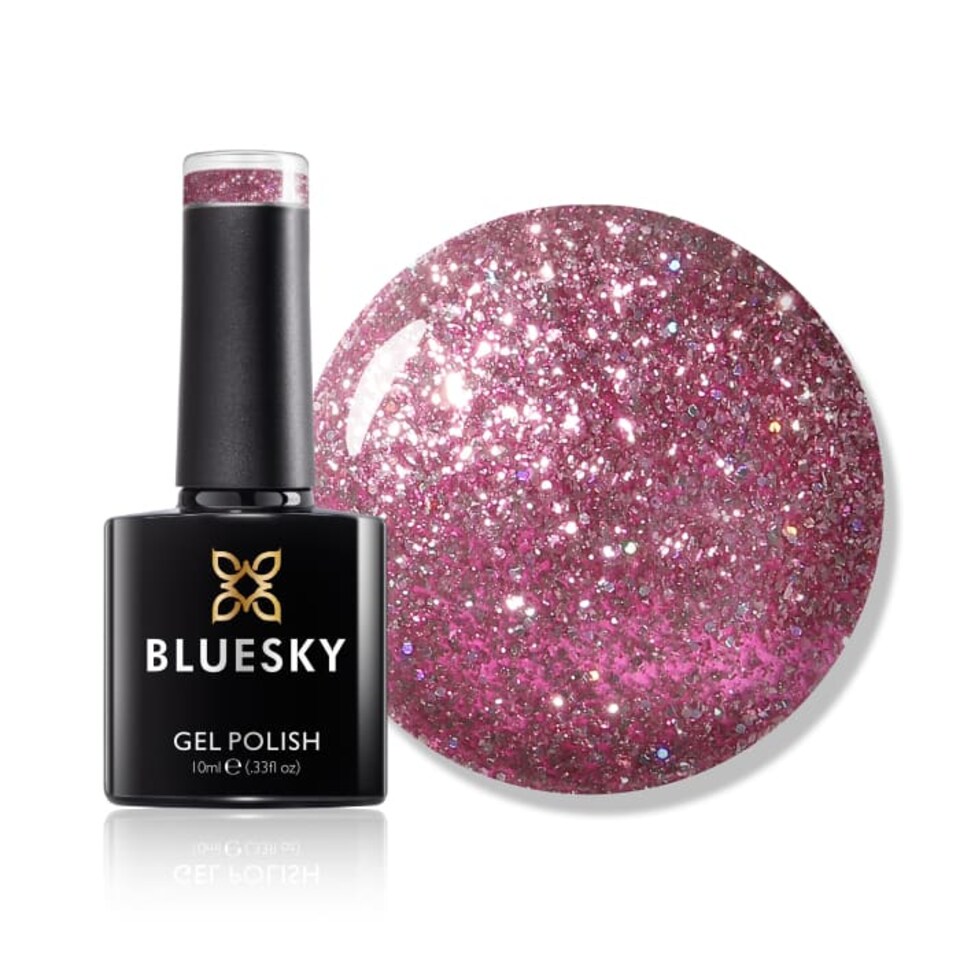 image 1 of Bluesky Purple Gel Polish - Modern-day Disco 10ml