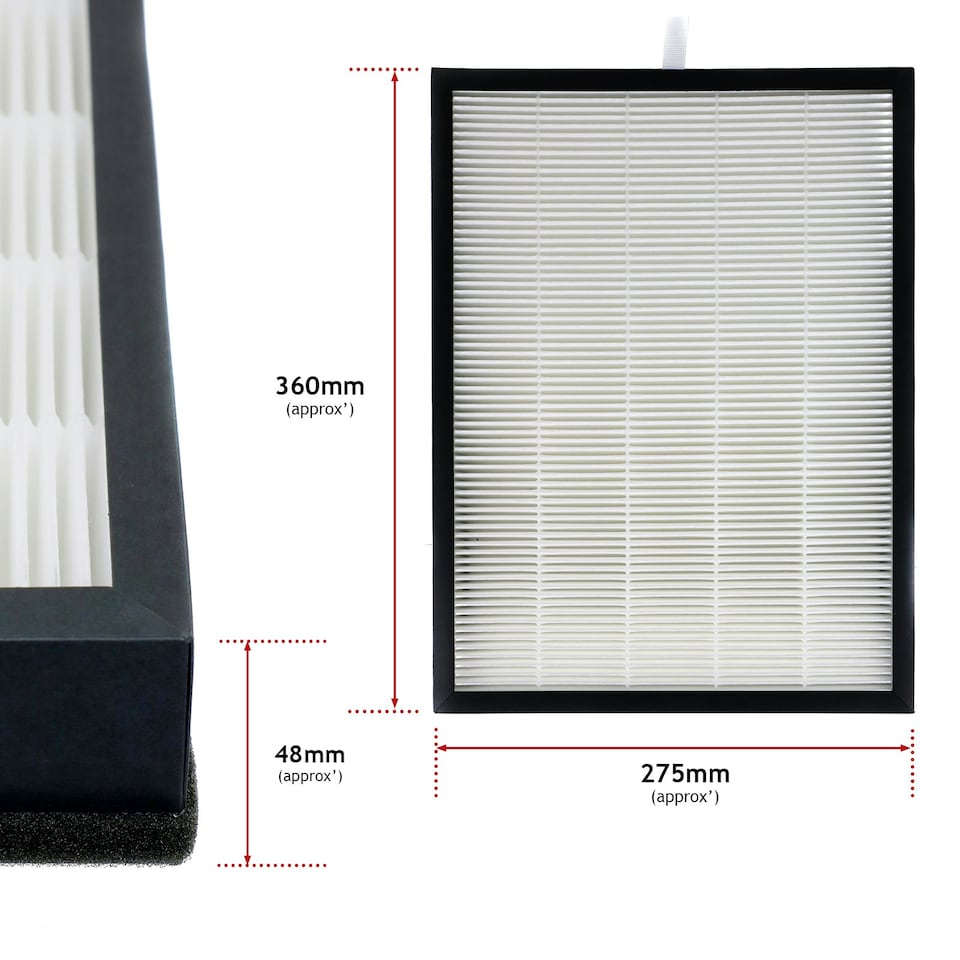 image 1 of SPARES2GO HEPA Filter compatible with Philips AC2889 AC3829 Air Purifier FY2422/30 FY2420/30