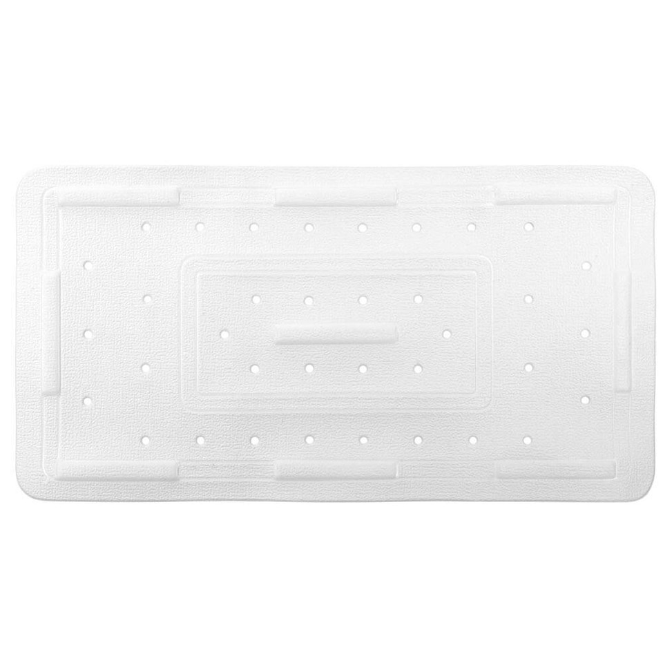 image 1 of Showerdrape Comfy White 360 x 700mm Anti-slip Bath Mat | Multi | 1