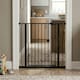 image 2 of Bettacare Child and Pet Gate Narrow, 68.5cm - 75cm, Matt Black, Extra Tall Gate 104cm in Height, Narrow Pressure Fit Stair Gate