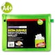 image 1 of A4+ Extra Durable Caterpillar Green Mesh Wallet by Premto