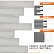 image 4 of NOVECRAFTO Self Adhesive Vinyl Floor Plank – Peel & Stick 36x5.98 in – Light Grey Ash Breeze – Wood Effect – Waterproof DIY Flooring – Easy to Install Grey | 0.97 sqm