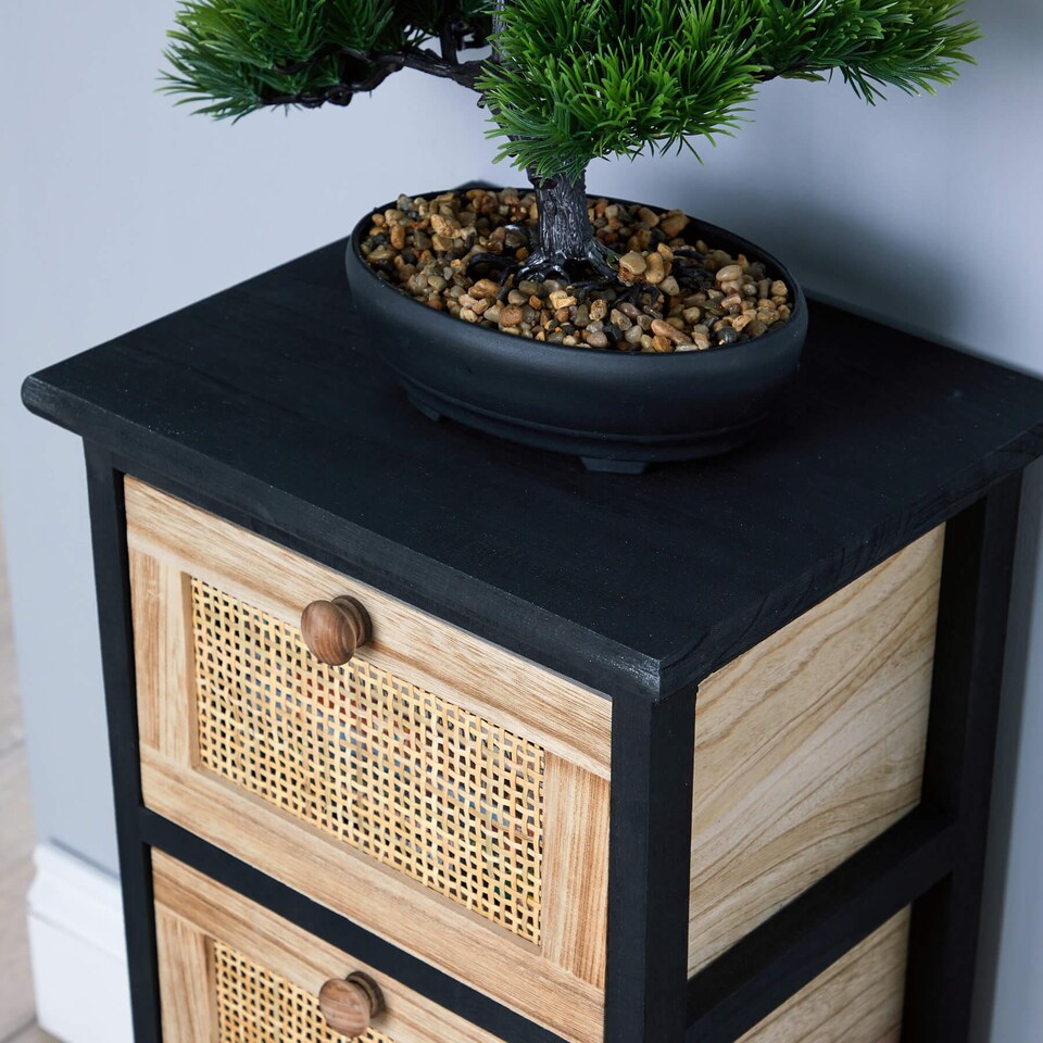 image 1 of Solid Wooden Storage Chest Of Drawers Organiser Rustic Fully Assembled | Multi