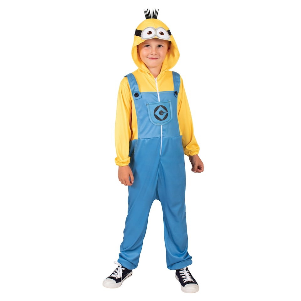 image 1 of Despicable Me 4 Childrens/Kids Minion Costume - Yellow/Blue - 9-10 Years 9-10 years