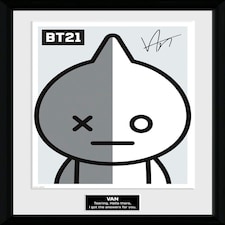 BT21 - BT21 Van Framed Print 30cm x 40cm - Wall Art