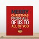 image 2 of Merry Christmas From All Of Us To All Of You - Christmas Card