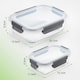 image 7 of VonShef 10Pc Glass Containers with Lids (5 x 1L and 370ml)