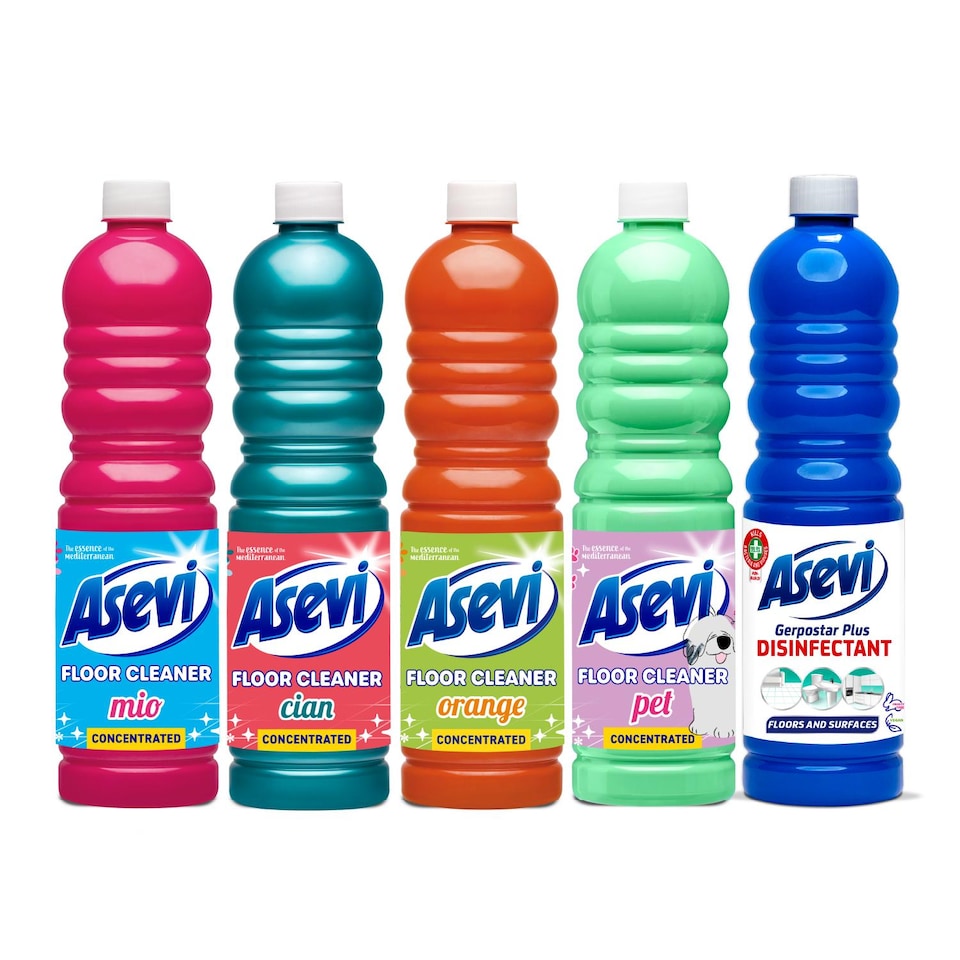 Asevi Spanish Cleaning Floor Cleaner Bundle - Effective All-Purpose Home Care Solution for Stains & Dirt Removal