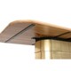 image 4 of Dining Table Home ESPRIT Golden Brass Mango wood 210 x 110 x 76 cm N/A