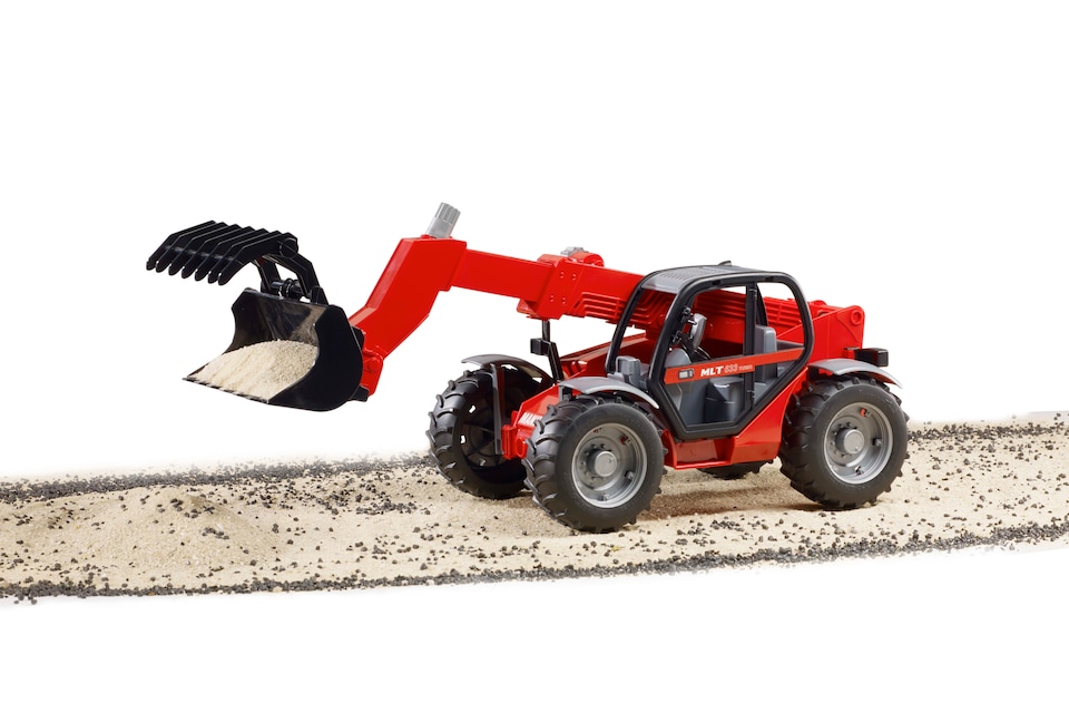 image 1 of Bruder Manitou Telescopic loader MLT 633 Construction Loader Model