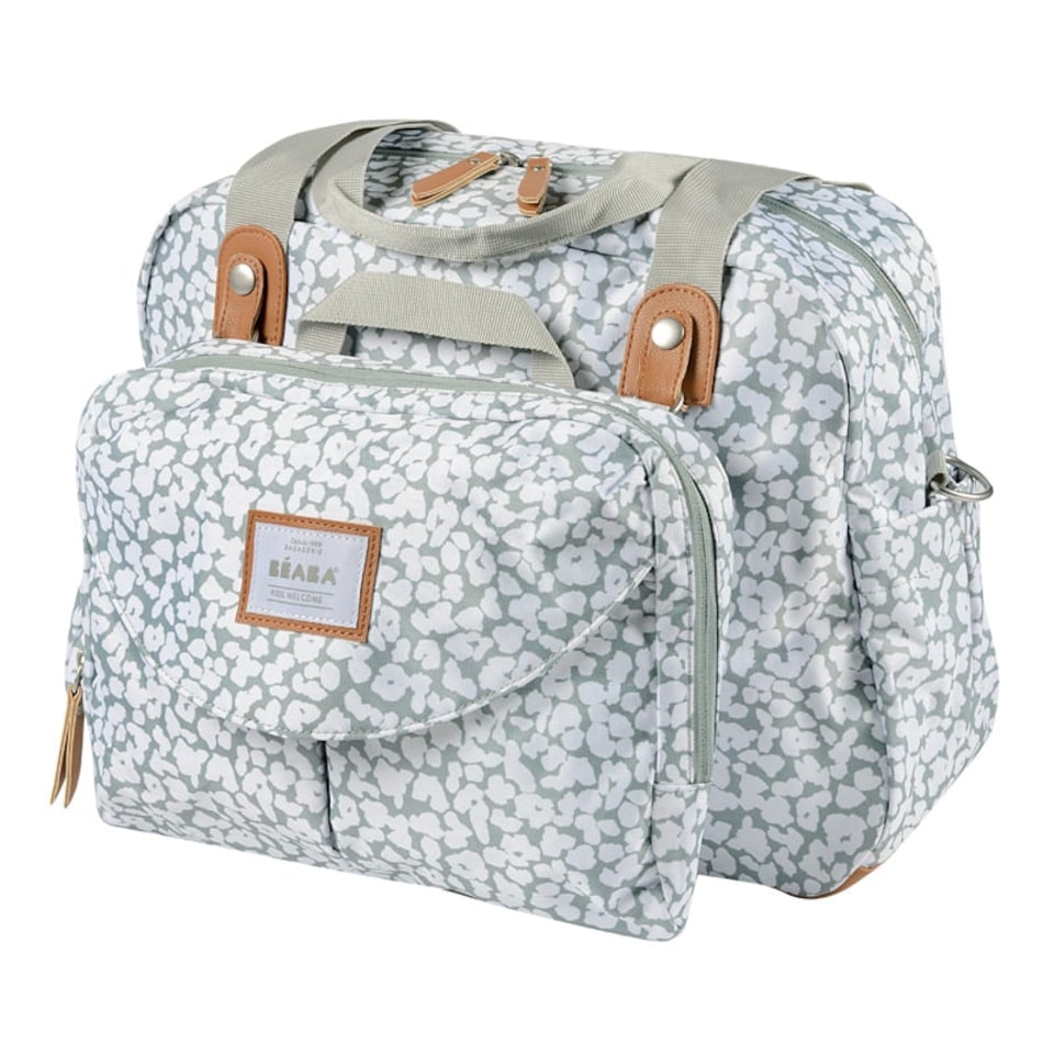 image 1 of Béaba Geneva II Changing Bag Grey Blossom