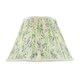 image 1 of Green and Blue Floral Victorian Scallop Shade with Embroidered Trims Green