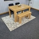 image 9 of Dining Table Set with 2 Chairs Dining Room and Kitchen table set of 2, and Bench Brown