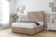 image 3 of Sloomy Manhattan Mink Naples Divan Bed Base 2 Drawers Same Side With 54 Inch Floor Standing Headboard | Brown | Mink | Single | 1