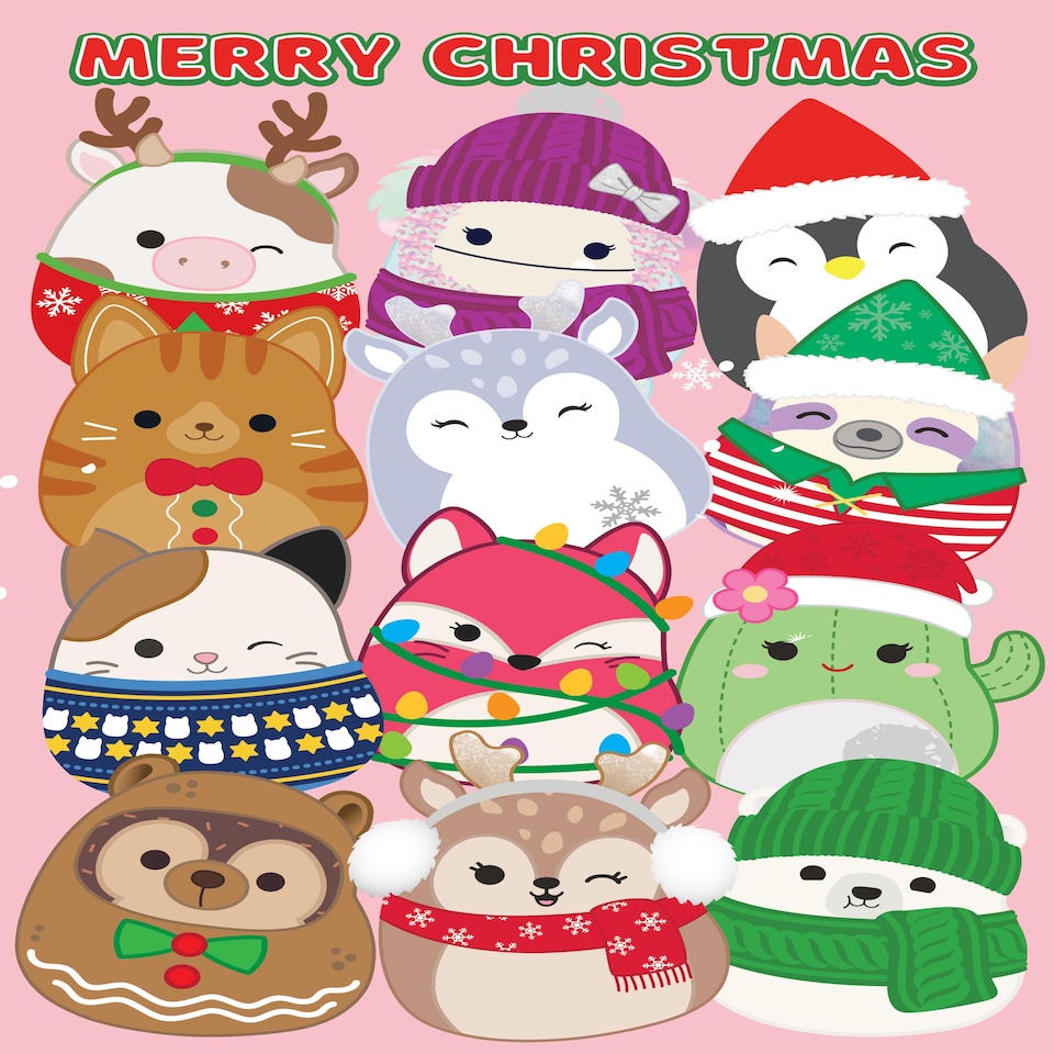 image 1 of Squishmallows Christmas Card