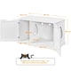 image 3 of Yaheetech Hidden Cat Litter Box Furniture White | One Size