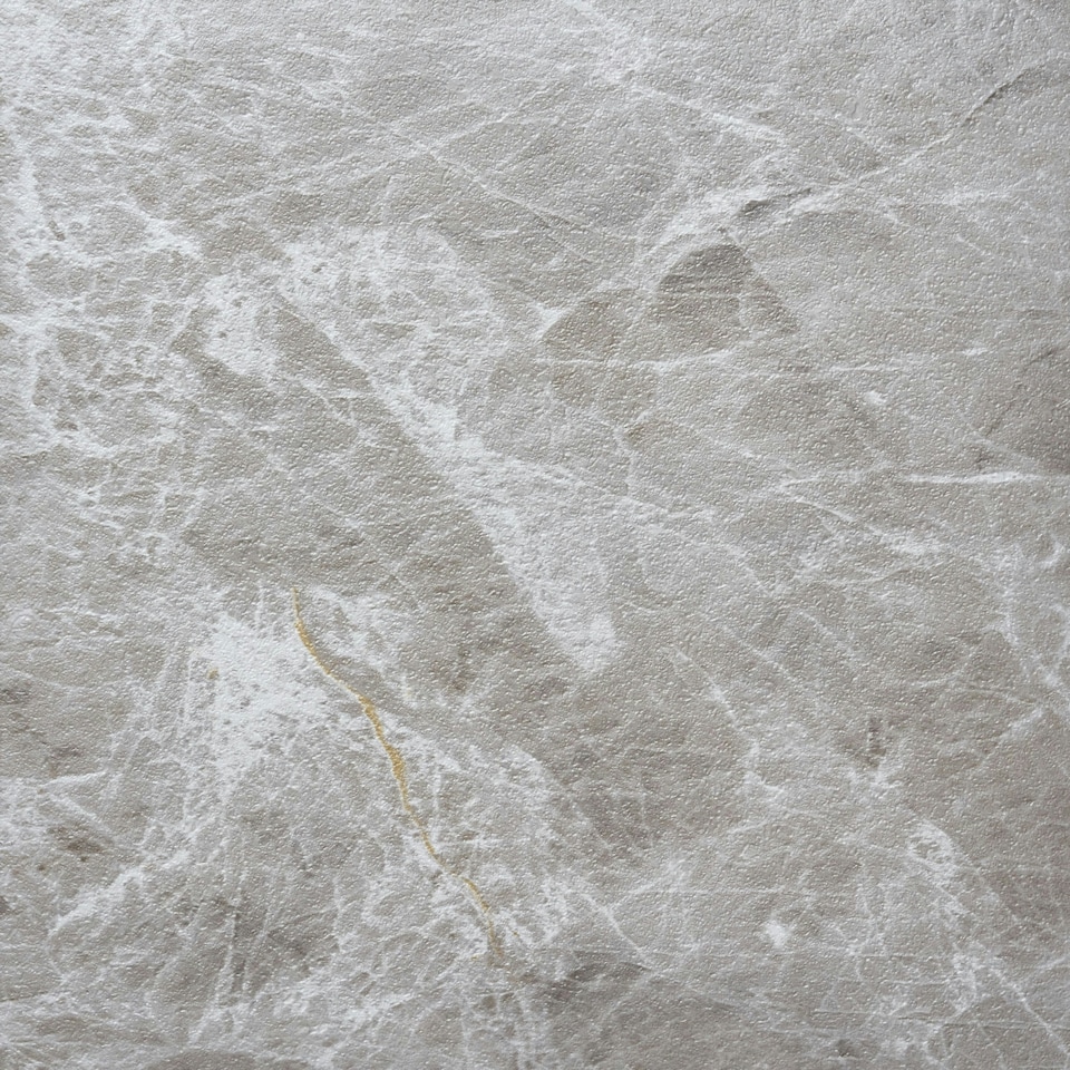 image 1 of Vinyl Floor Tiles Self Adhesive – 30 Pack Covers 30 sqf (2.79sqm) – 12x12in (30.5x30.5cm) Waterproof Peel & Stick Vinyl Flooring for Kitchen, Bathroom & Home Light Grey Marble