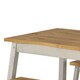 image 3 of Corona Live Edge Large Dining Table - Solid Wood with Rustic Natural Edge, Durable Wax Finish and Timeless Design | Grey | Grey | Large | 1