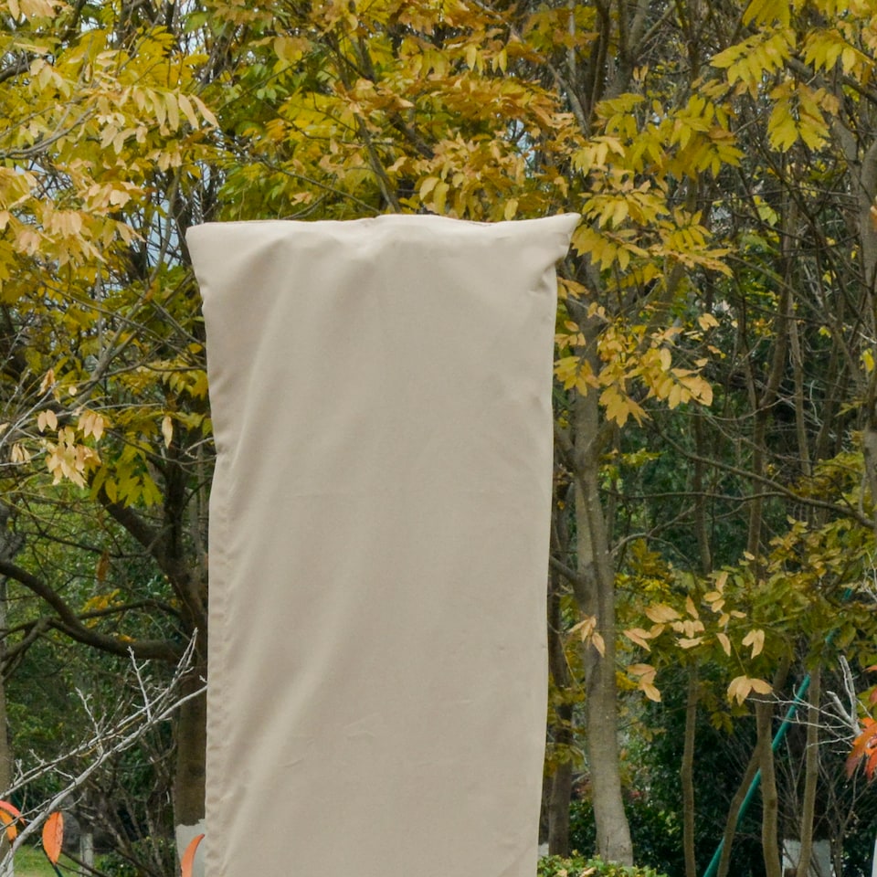 image 1 of Outsunny Garden Parasol Cover for 2-4.6m Outdoor Umbrella Protector w/ Rod, Zipper