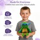 image 4 of Warmies Plush Donatello from Teenage Mutant Ninja Turtles, Microwavable Toy, Heatable Weighted Plushie for Kids and Adults, Stuffed Cuddly Toy, Gently Scented with French Lavender - Purple