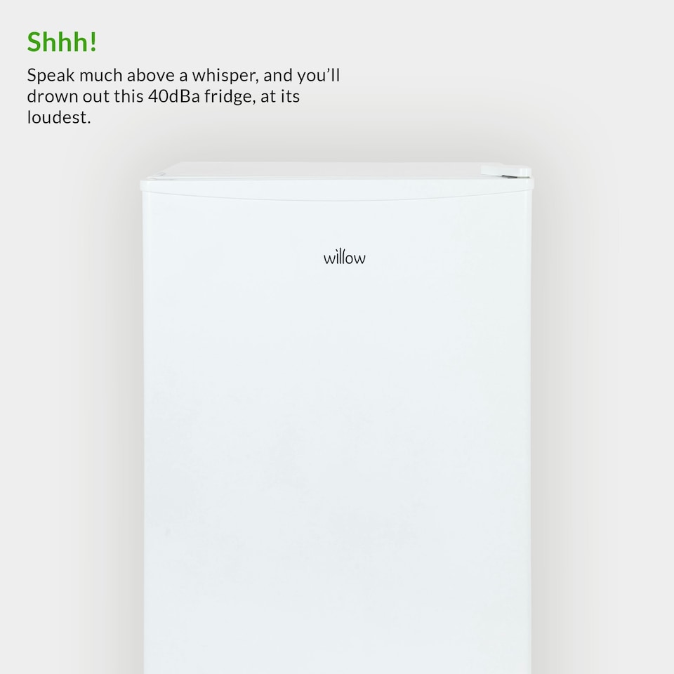 image 1 of Willow WU48FC4W 80L Under Counter Fridge with 4* Ice Box White