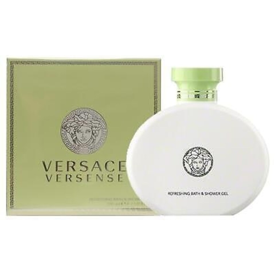 image 1 of Versense Womens Bath & Shower Gel 200ml VERSACE Woody floral Scented Body Wash