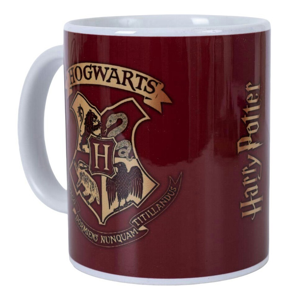 image 1 of Harry Potter Hogwarts Mug - Red/White - One Size