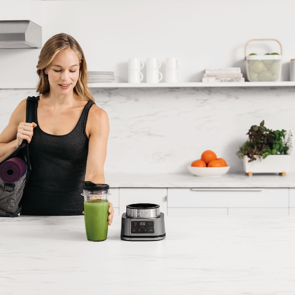 image 1 of Ninja Foodi Power Nutri Blender 2-in-1 CB100UK | Silver | Silver | 1