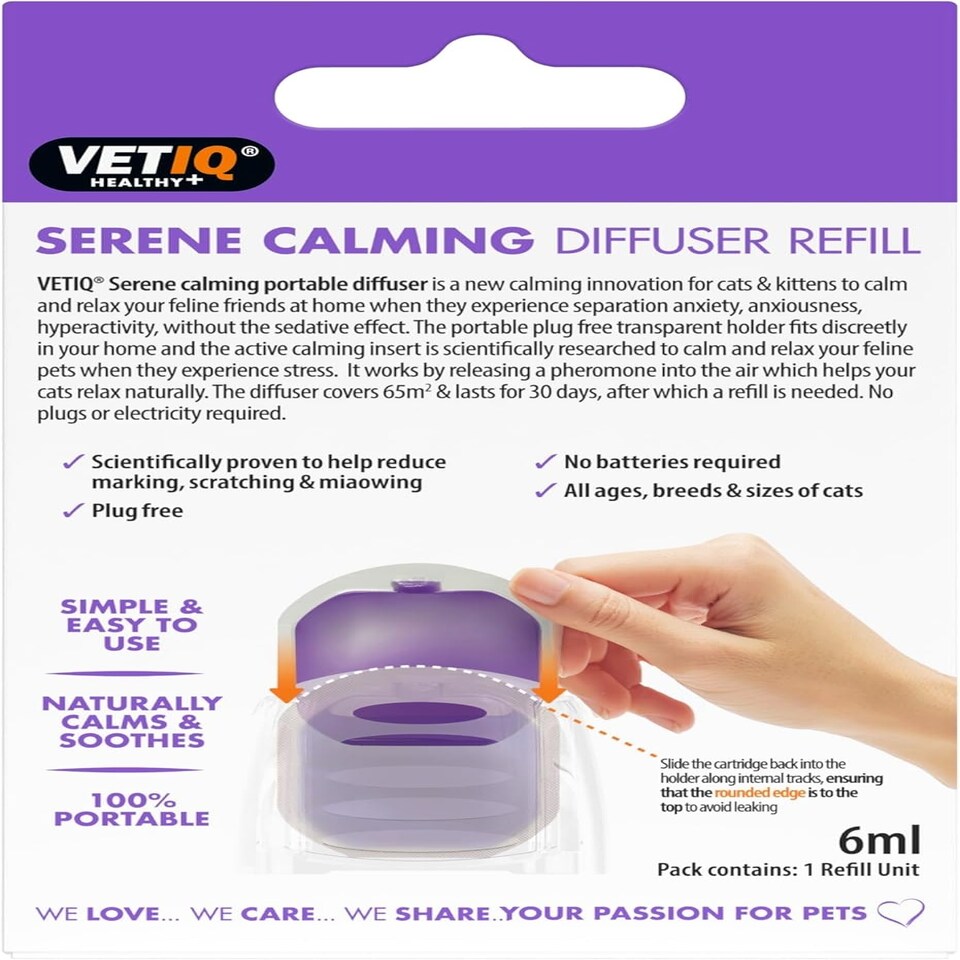 image 1 of VETIQ Serene Calming Diffuser Refill 6ML