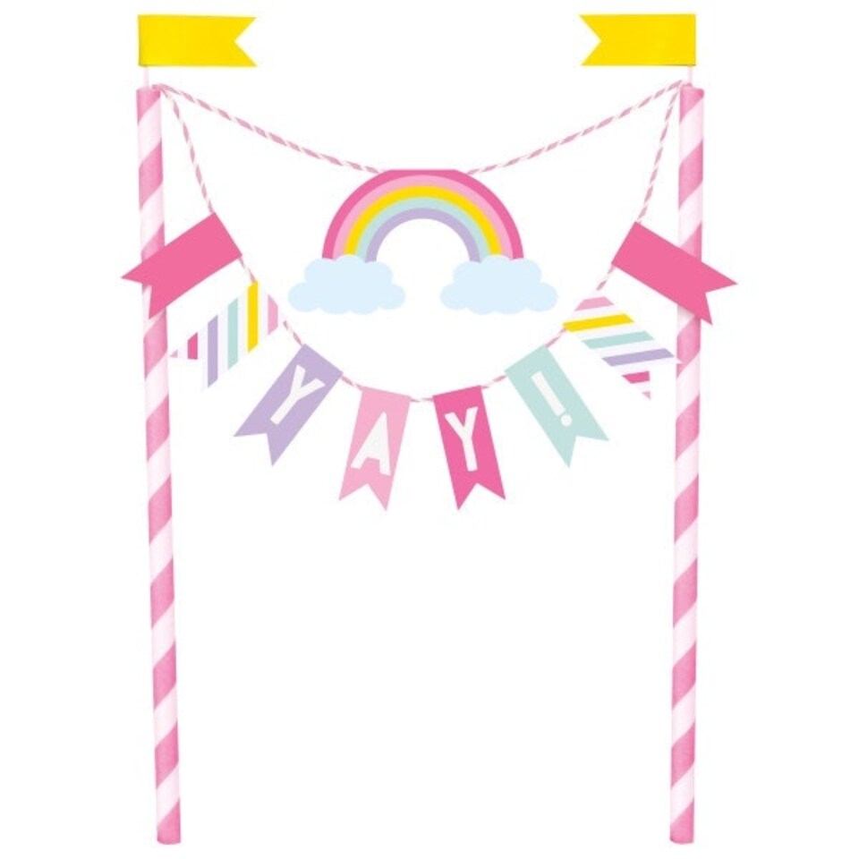 image 1 of Unicorn Bunting Cake Topper