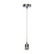 image 1 of Carss - Polished Chrome Ceiling Pendant Flex Suspension Kit for Easy Fit Shades | Chrome | 1