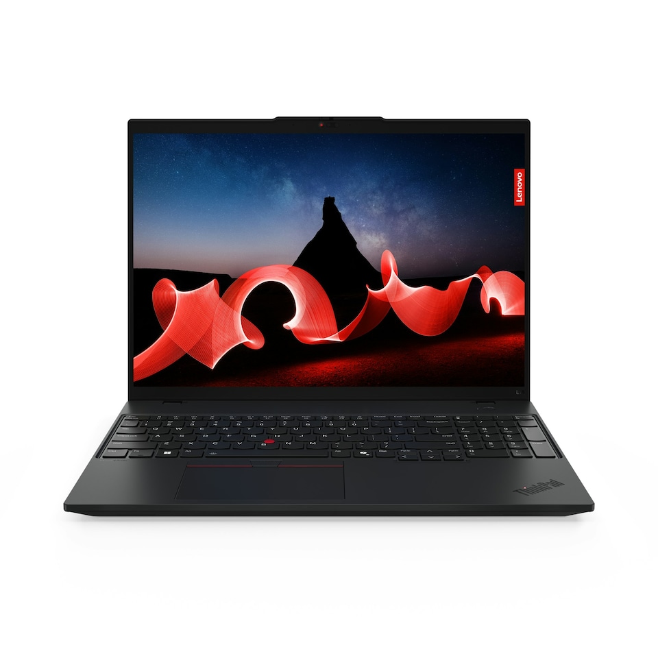 image 1 of Lenovo ThinkPad L16 AMD Ryzen 5 PRO 7535U Laptop 40.6 cm (16 ) WUXGA 16 GB DDR5-SDRAM 512 GB SSD Wi-Fi 6E (802.11ax) Windows 11 Pro Black