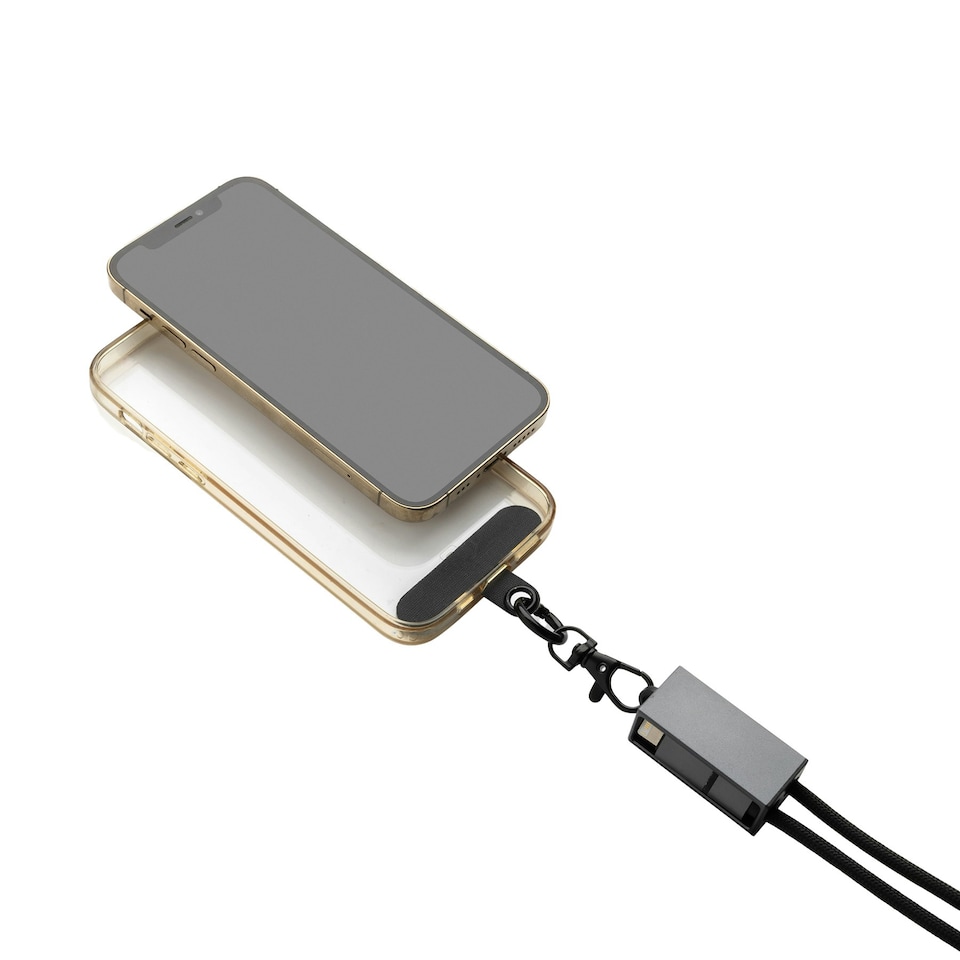 image 1 of XD Xclusive Terra Recycled PET Charging Cable - Grey - One Size