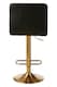 image 4 of Interiors by Premier Elegant Design Quilted Bar Stool, Comfort And Stable Counter Stool, Height Adjustable Contemporary Bar Stool