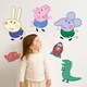 image 4 of George Pig| Edward Elephant & Richard Rabbit Wall Art Cardboard Cutout Signs - Pack of 6