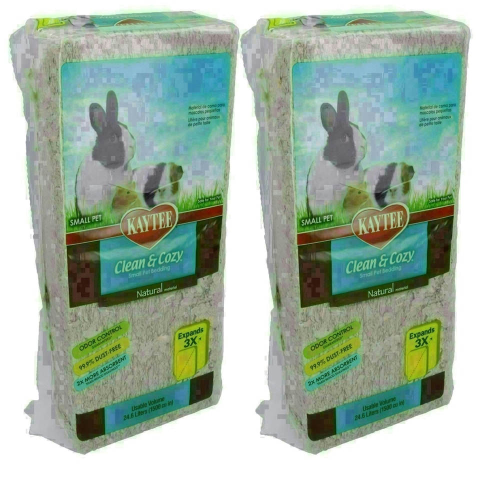 image 1 of 2PK 24.6L Brown Clean & Cozy Small Animals Bedding 99% Dust Free Odor Control