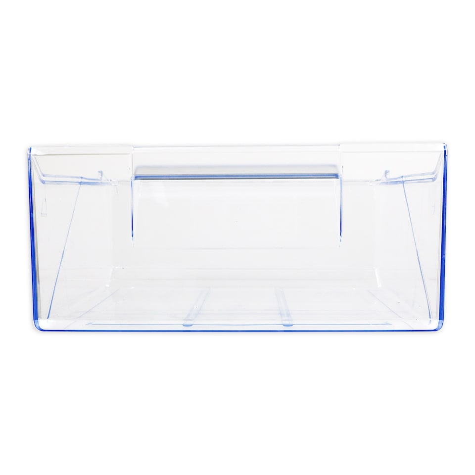 image 1 of SPARES2GO Top Middle Drawer for Smeg C3170 C4172 Fridge Freezer Container Box