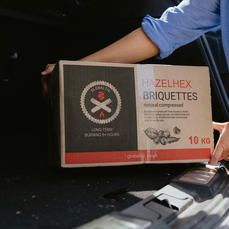 image 1 of Hazel Hex Sumi Bincho BBQ Grill Charcoal - 1 Box