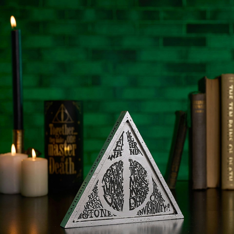 image 1 of Warner Bros Harry Potter Dark Arts Triangle - Deathly Hallows | Silver