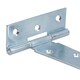 image 2 of 8in / 204mm Heavy Duty T Tee Hinges For Shed + Garden Gates Zinc Plated 4pc