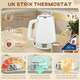image 4 of HOMCOM 1.7L 3000W Quick Boil Kettle and 4 Slice Toaster Set Crumb Tray White