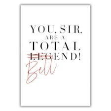 Rebellion, Funny Birthday Card, Happy Birthday Card for Him, Generic Birthday Card