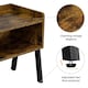 image 4 of Yaheetech 2pcs Industrial End Tables with Storage Compartments