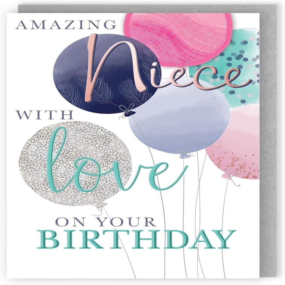 image 1 of Love Magical Party Fun! Amazing Niece Birthday Card