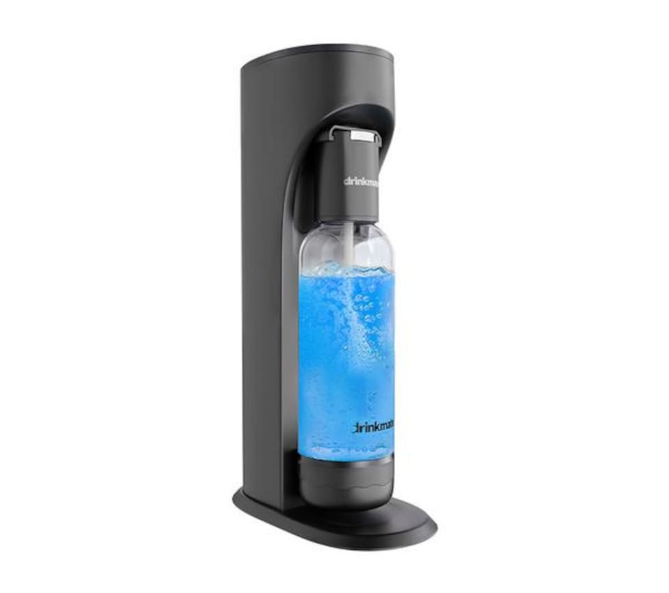 image 1 of Drinkmate OmniFizz Soda Maker, Sparkling Water Maker, Machine Only - Black