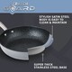 image 2 of Prestige Scratch Guard Fry Pan Set Stainless Steel Non Stick Induction Cookware